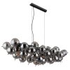 Illuminazione Globo Lighting Udo Lampadario a sospensione Nero, 6-Luci