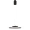 Illuminazione Globo Lighting Lampone Lampadario a sospensione LED Nero, 1-Luce