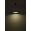 Illuminazione Globo Lighting Lampone Lampadario a sospensione LED Nero, 1-Luce