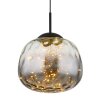 Illuminazione Globo Lighting Firefly Lampadario a sospensione LED Nero, 1-Luce