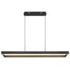 Illuminazione Globo Lighting Sola Lampadario a sospensione LED Nero, 1-Luce, Telecomando