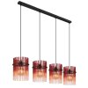 Illuminazione Globo Lighting Gorley Lampadario a sospensione Nero, 4-Luci