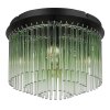 Illuminazione Globo Lighting Gorley Plafoniera Cromo, Nero, 5-Luci