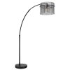 Illuminazione Globo Lighting Gorley Lampada da terra Nero, 1-Luce