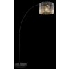 Illuminazione Globo Lighting Gorley Lampada da terra Nero, 1-Luce