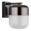 Illuminazione Globo Lighting Cristallica Applique LED Antracite, 1-Luce