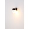 Illuminazione Globo Lighting Cristallica Applique LED Antracite, 1-Luce