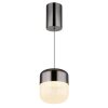 Illuminazione Globo Lighting Cristallica Lampadario a sospensione LED Antracite, 1-Luce