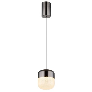 Illuminazione Globo Lighting Cristallica Lampadario a sospensione LED Antracite, 1-Luce