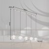 Illuminazione Globo Lighting Aida Lampadario a sospensione LED Cromo, 1-Luce