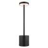 Illuminazione Globo Lighting Polina Lampada da tavolo LED Nero, 1-Luce