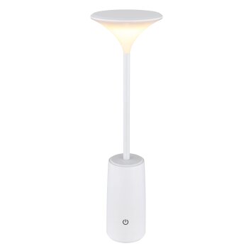 Illuminazione Globo Lighting Quirin Lampada da tavolo LED Bianco, 1-Luce