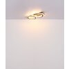 Illuminazione Globo Lighting Jayden Plafoniera LED Legno scuro, Écru, 1-Luce