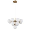 Illuminazione Globo Lighting Grappy Lampadario a sospensione Oro, 13-Luci