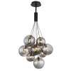 Illuminazione Globo Lighting Ballgi Lampadario a sospensione Nero, 9-Luci