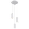 Illuminazione Globo Lighting James Lampadario a sospensione Bianco, 3-Luci