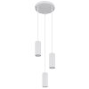 Illuminazione Globo Lighting James Lampadario a sospensione Bianco, 3-Luci