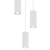 Illuminazione Globo Lighting James Lampadario a sospensione Bianco, 3-Luci