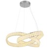 Illuminazione Globo Lighting Mucky Lampadario a sospensione LED Cromo, 1-Luce, Telecomando