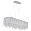 Illuminazione Globo Lighting Klunka Lampadario a sospensione LED Cromo, 1-Luce, Telecomando