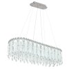 Illuminazione Globo Lighting Klunka Lampadario a sospensione LED Cromo, 1-Luce, Telecomando