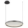 Illuminazione Globo Lighting Briggs Lampadario a sospensione LED Nero, 1-Luce, Telecomando