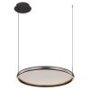 Illuminazione Globo Lighting Briggs Lampadario a sospensione LED Nero, 1-Luce, Telecomando