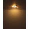 Illuminazione Globo Lighting Pikara Plafoniera LED Aspetto del legno, Nero, 1-Luce