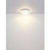 Illuminazione Globo Lighting Klara Plafoniera LED Cromo, 1-Luce, Telecomando