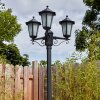 Loria Illuminazione esterna, Lampione multibraccia, Illuminazione viale Nero, 3-Luci