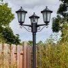 Loria Illuminazione esterna, Lampione multibraccia, Illuminazione viale Nero, 3-Luci