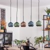 Koyoto Lampada a sfera, Lampada a sospensione Nero, 5-Luci