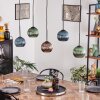 Koyoto Lampada a sfera, Lampada a sospensione Nero, 5-Luci