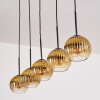 Koyoto Lampada a sfera, Lampada a sospensione Nero, 5-Luci