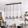 Koyoto Lampada a sfera, Lampada a sospensione Nero, 5-Luci