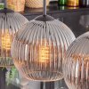 Koyoto Lampada a sfera, Lampada a sospensione Nero, 5-Luci