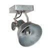 Illuminazione Steinhauer Gearmetal Applique, Faretto da parete Argento Brunito, 1-Luce