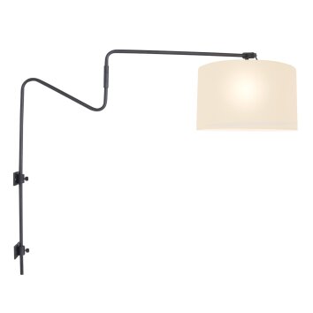 Illuminazione Steinhauer Linstrøm Applique Nero, 1-Luce