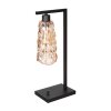 Illuminazione Steinhauer Vidrio Lampada da tavolo Nero, 1-Luce