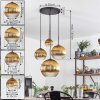 Koyoto Lampadario a sospensione, Lampada a sfera, Lampada a sospensione Oro, Chiaro, 4-Luci