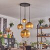 Koyoto Lampadario a sospensione, Lampada a sfera, Lampada a sospensione Oro, Chiaro, 4-Luci