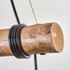 Koyoto Lampadario a sospensione, Lampada a sfera, Lampada a sospensione Écru, Nero, 4-Luci