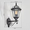 Lavajo Illuminazione esterna, Lampada da parete per esterno Nero, 1-Luce