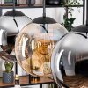 Gastor Lampadario a sospensione, Lampada a sfera, Lampada a sospensione Ambrato, Grigio fumo, 3-Luci