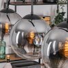 Gastor Lampadario a sospensione, Lampada a sfera, Lampada a sospensione Chiaro, Grigio fumo, 4-Luci