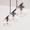 Koyoto Lampadario a sospensione, Lampada a sfera, Lampada a sospensione Chiaro, 3-Luci