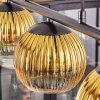 Koyoto Lampadario a sospensione, Lampada a sfera, Lampada a sospensione Oro, Chiaro, 3-Luci