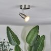 Illuminazione Trio Leuchten Gropptorp Plafoniera, Faretto da soffitto Nichel opaco, 1-Luce