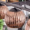 Koyoto Lampadario a sospensione, Lampada a sfera, Lampada a sospensione Ramato, 3-Luci