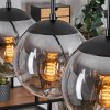 Gastor Lampadario a sospensione, Lampada a sfera, Lampada a sospensione Chiaro, Grigio fumo, 5-Luci